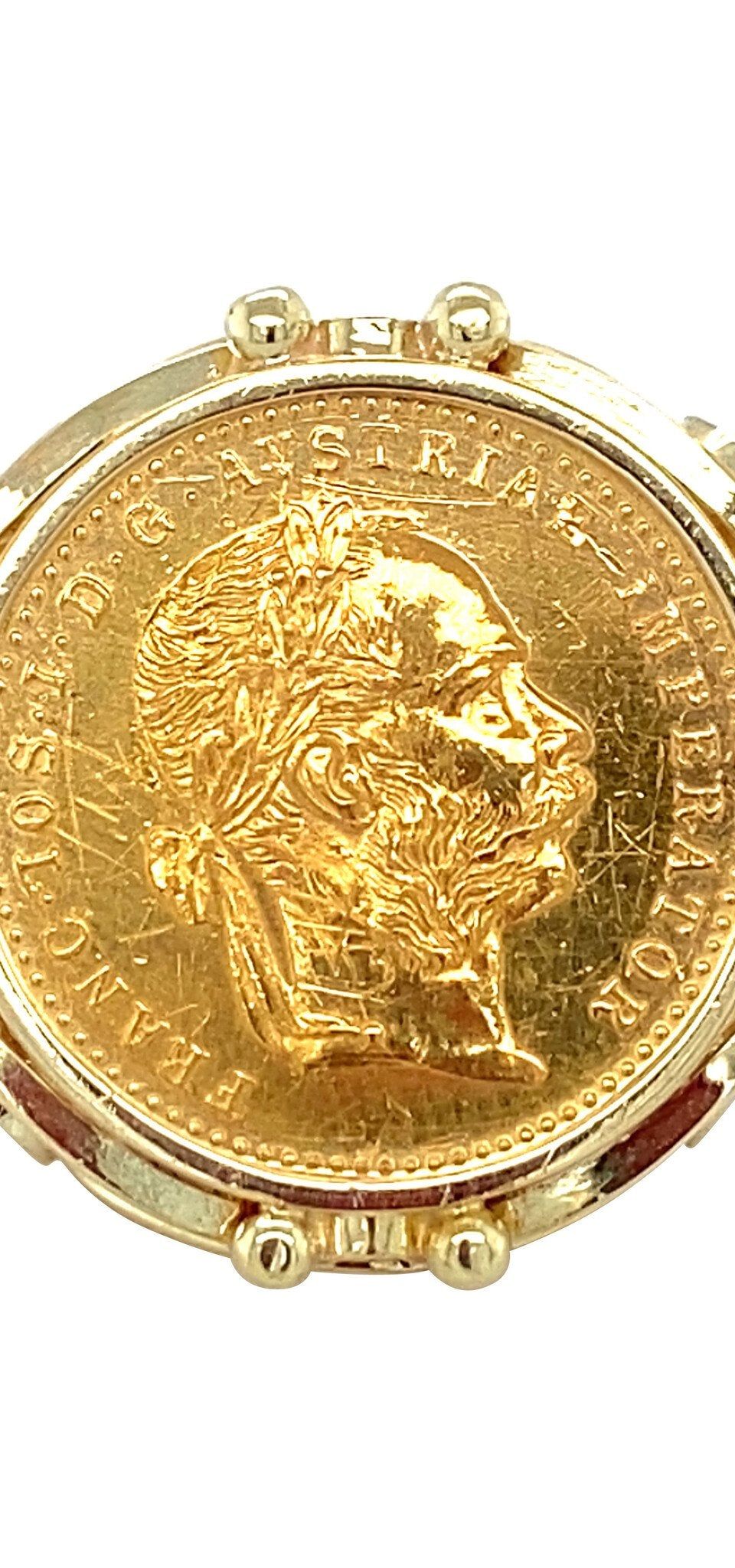 Vintage 14K Gold Coin Ring